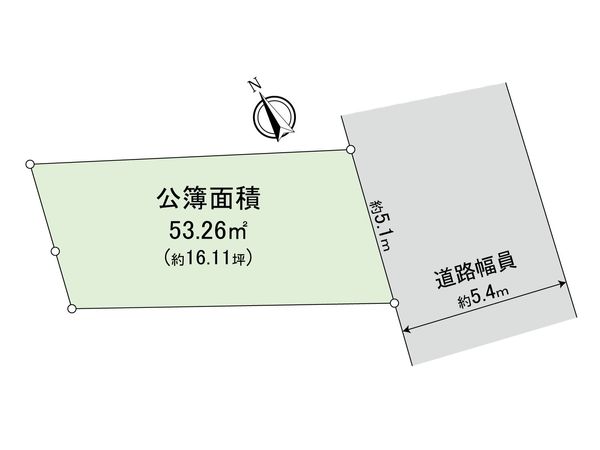 杉並区本天沼2丁目 土地 区画図 杉並区本天沼2丁目 土地 区画図