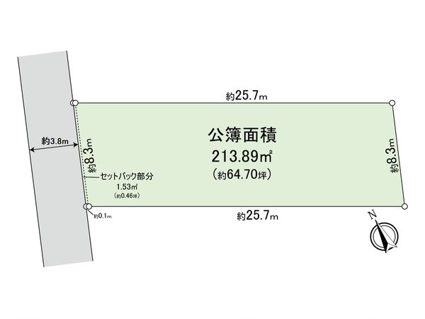 杉並区宮前3丁目 土地 区画図 杉並区宮前3丁目 土地 区画図