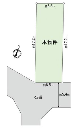 杉並区荻窪2丁目 土地 区画図