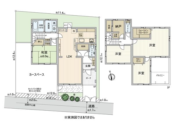 杉並区桃井4丁目 戸建 間取図(平面図)