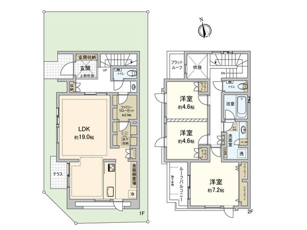 ファインコート西荻窪ノーブルスクエア 7号棟 間取図(平面図)