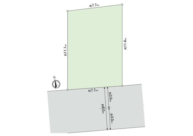 杉並区天沼2丁目 新築戸建 区画図 杉並区天沼2丁目 新築戸建 区画図
