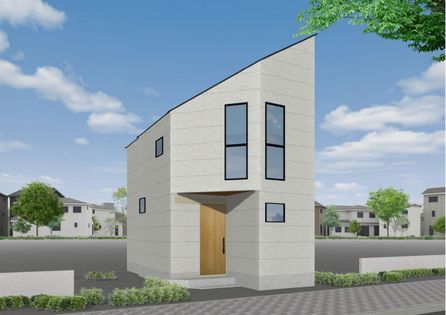 杉並区天沼1丁目 新築戸建 外観パース図