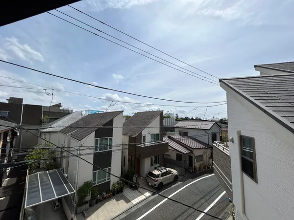 ２階バルコニーからの眺望