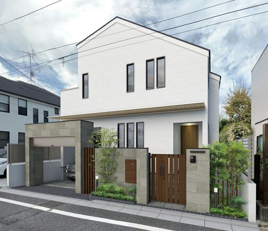 杉並区南荻窪1丁目 新築戸建 外観パース図