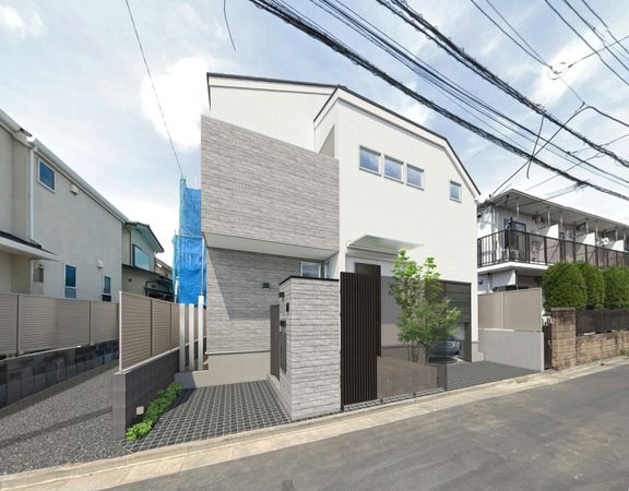 杉並区宮前4丁目 新築戸建 外観パース図 杉並区宮前4丁目 新築戸建 外観パース図