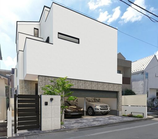 杉並区西荻南4丁目 新築戸建 外観パース図