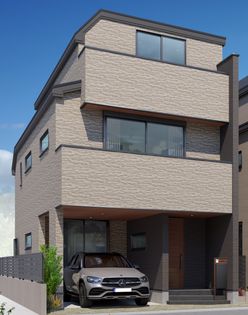 杉並区成田東5丁目 新築戸建 A号棟 外観パース図