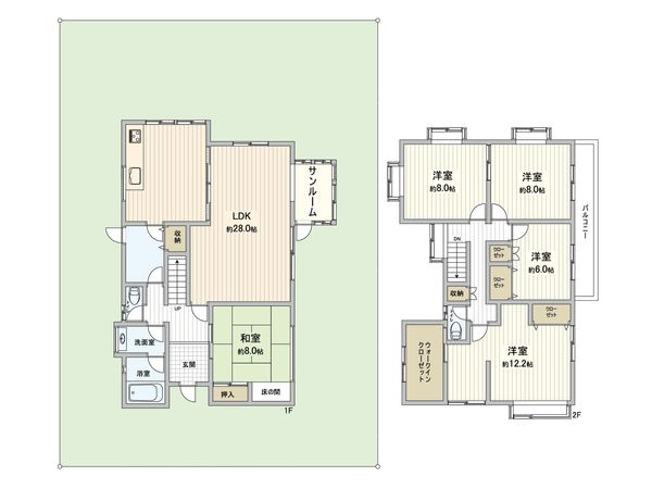 杉並区荻窪2丁目 戸建 間取図(平面図)