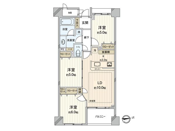 レクシオ荻窪 間取図(平面図)