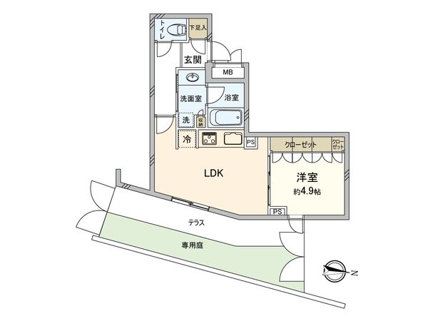D’クラディア荻窪 間取図(平面図)