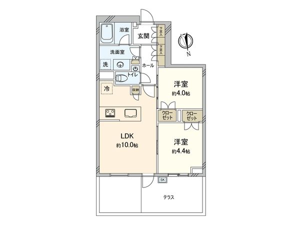 サンウッド西荻窪 間取図(平面図) サンウッド西荻窪 間取図(平面図)