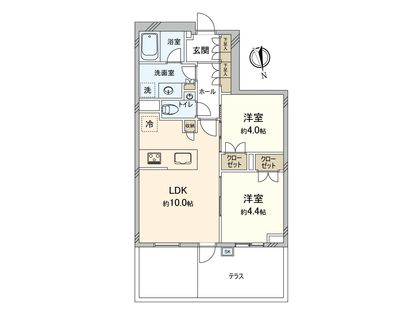 サンウッド西荻窪 間取図(平面図)