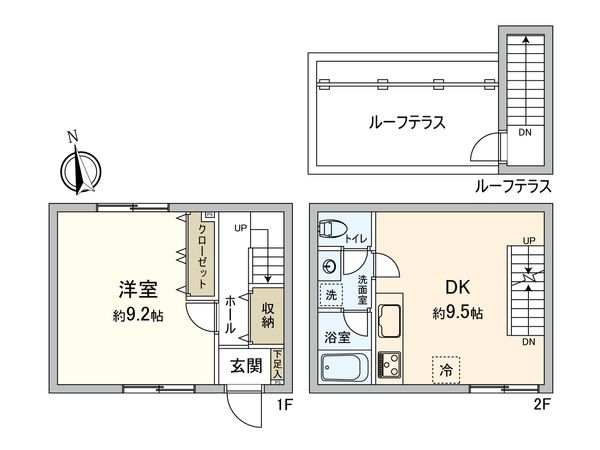 プリシードテラス荻窪四丁目 間取図(平面図) プリシードテラス荻窪四丁目 間取図(平面図)
