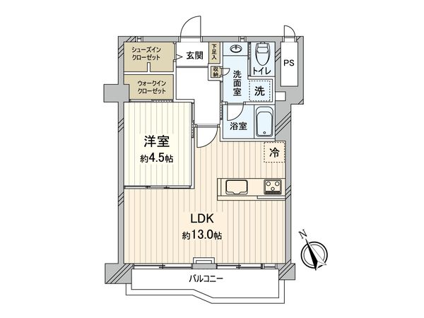 ライオンズマンション西荻 間取図(平面図) ライオンズマンション西荻 間取図(平面図)