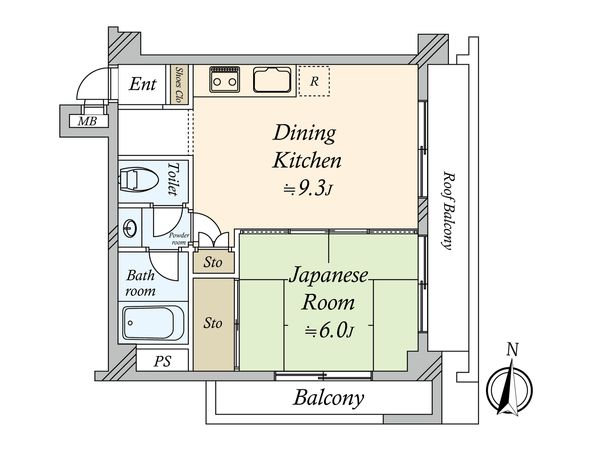 トーア阿佐ヶ谷マンション 間取図(平面図) トーア阿佐ヶ谷マンション 間取図(平面図)