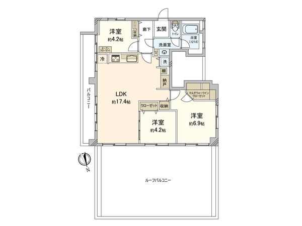 阿佐ヶ谷陵雲閣マンション 間取図(平面図) 阿佐ヶ谷陵雲閣マンション 間取図(平面図)