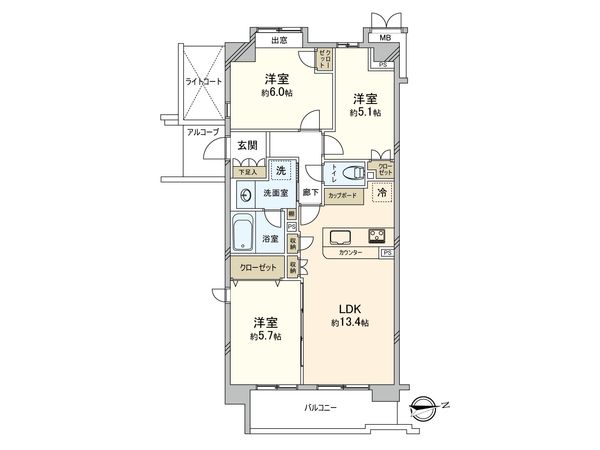 間取図(平面図)