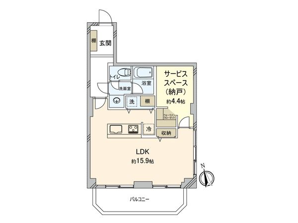 西荻ニュースカイマンション 間取図(平面図) 間取図(平面図)