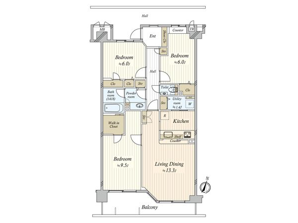 間取図(平面図)