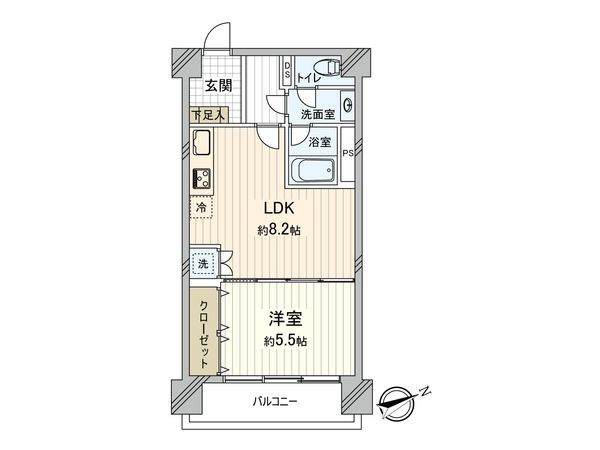 阿佐ヶ谷陵雲閣マンション 間取図(平面図) 間取図(平面図)