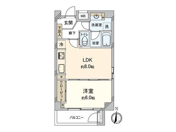 キャッスルシティ井荻駅前 間取図(平面図)