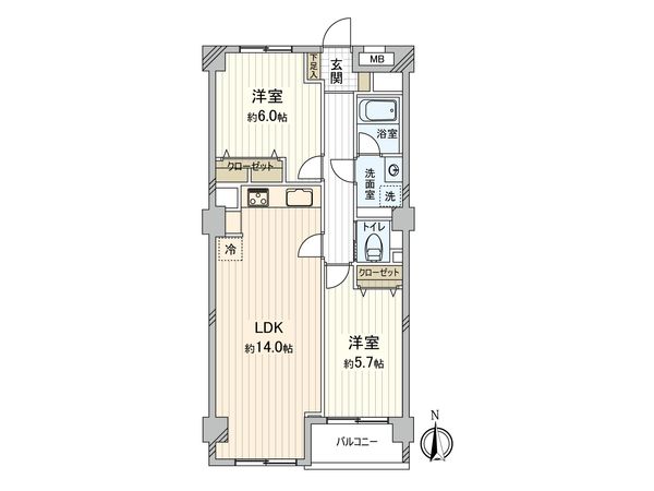 丸増井荻マンション 間取図(平面図) 丸増井荻マンション 間取図(平面図)