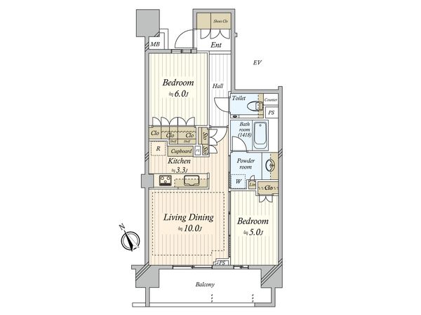 パークホームズ阿佐ヶ谷サウス 間取図(平面図)
