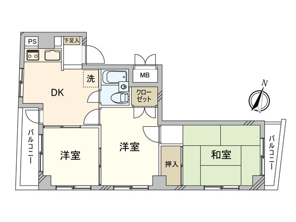 阿佐谷北口ビル 間取図(平面図)