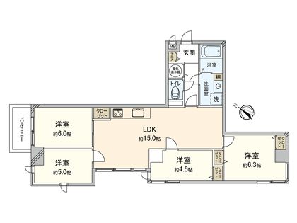 間取図(平面図) 間取図(平面図)
