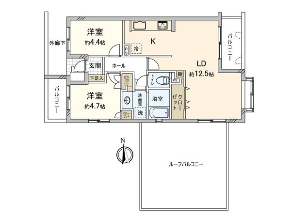 南荻窪パーク・ホームズ 間取図(平面図)