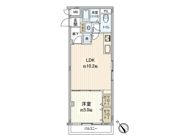 西荻第2コーポラス 間取図(平面図) 間取図(平面図)