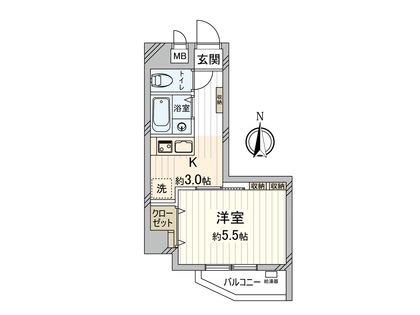 ハイツ宮前 間取図(平面図) 間取図(平面図)