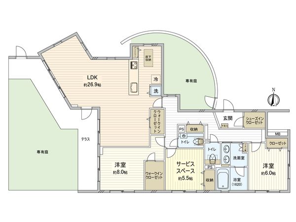 アトラス荻窪三丁目 間取図(平面図) アトラス荻窪三丁目 間取図(平面図)