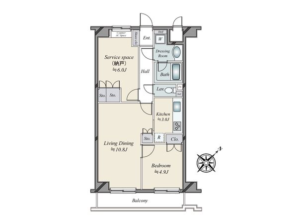 藤和シティホームズ荻窪駅前 間取図(平面図)