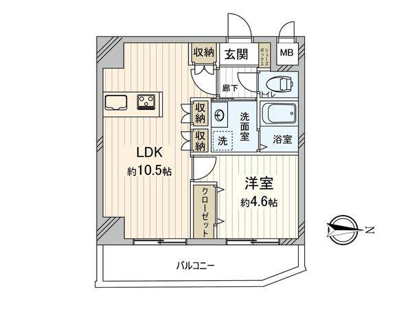 西新宿ダイヤモンドパレス 間取図(平面図)