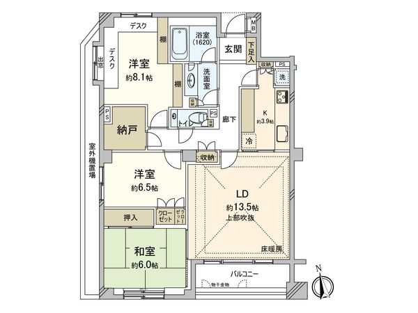 パークハイム南荻窪三丁目 間取図(平面図)