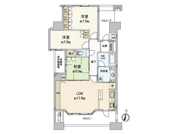 レクセルプラザ東陽町 間取図(平面図)
