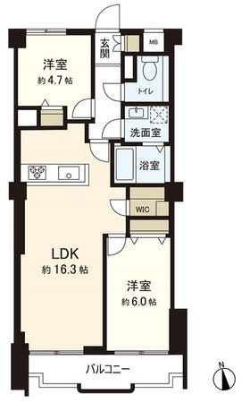 西荻リリエンハイム 間取図(平面図)