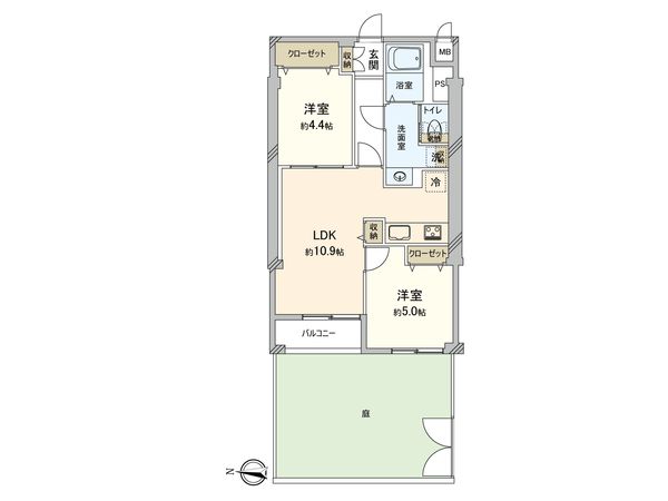 阿佐谷コーポラス 間取図(平面図) 阿佐谷コーポラス 間取図(平面図)