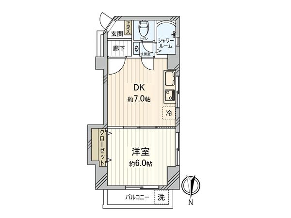 シャンボール南高円寺 間取図(平面図) シャンボール南高円寺 間取図(平面図)