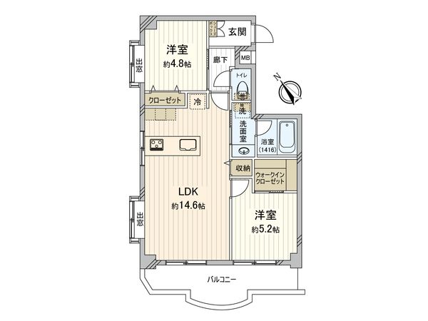 コージーコート阿佐ヶ谷 間取図(平面図) 間取図(平面図)