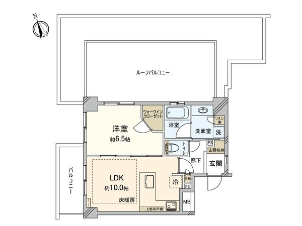 ライオンズシティ阿佐ヶ谷ベルミエール 間取図(平面図) ライオンズシティ阿佐ヶ谷ベルミエール 間取図(平面図)