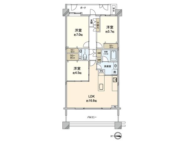 間取図(平面図)
