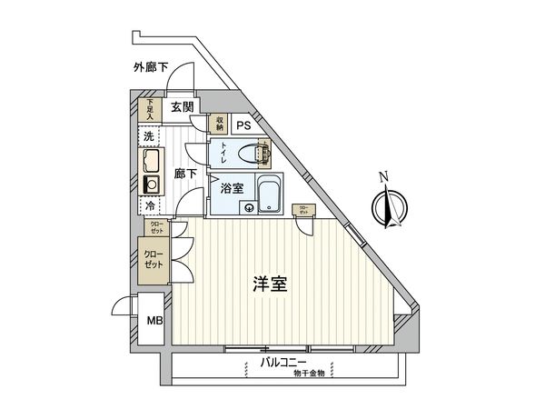メインステージ荻窪 間取図(平面図) メインステージ荻窪 間取図(平面図)