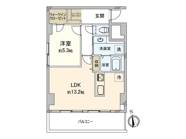 キャッスル西荻 間取図(平面図) 間取図(平面図)