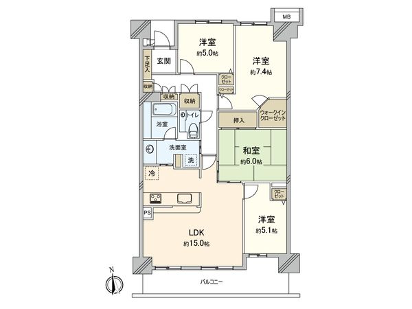 ガーデン富士森ヒルトップビュー 間取図(平面図) ガーデン富士森ヒルトップビュー 間取図(平面図)