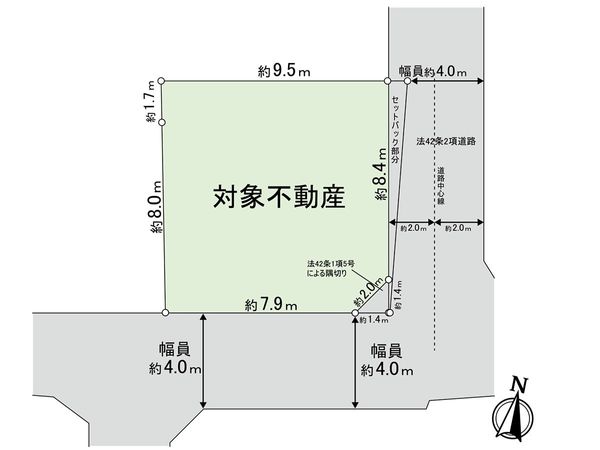 方南1丁目土地 区画図 方南1丁目土地 区画図