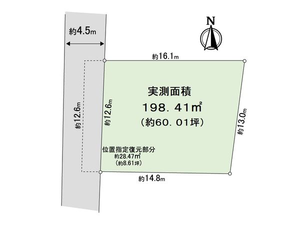 杉並区浜田山1丁目 区画図 杉並区浜田山1丁目 区画図