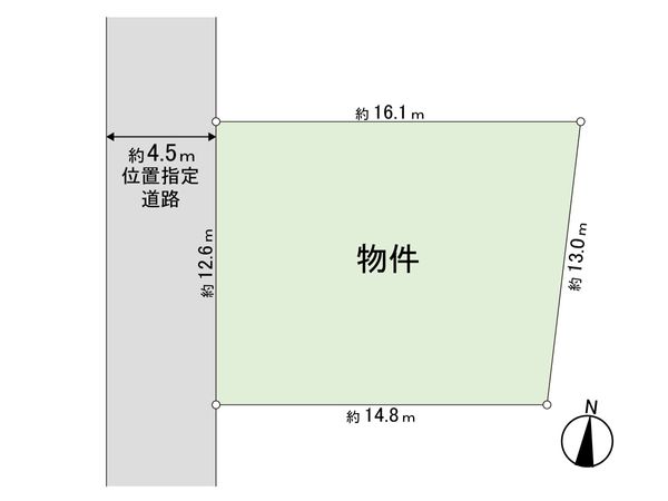 杉並区浜田山1丁目 区画図 杉並区浜田山1丁目 区画図